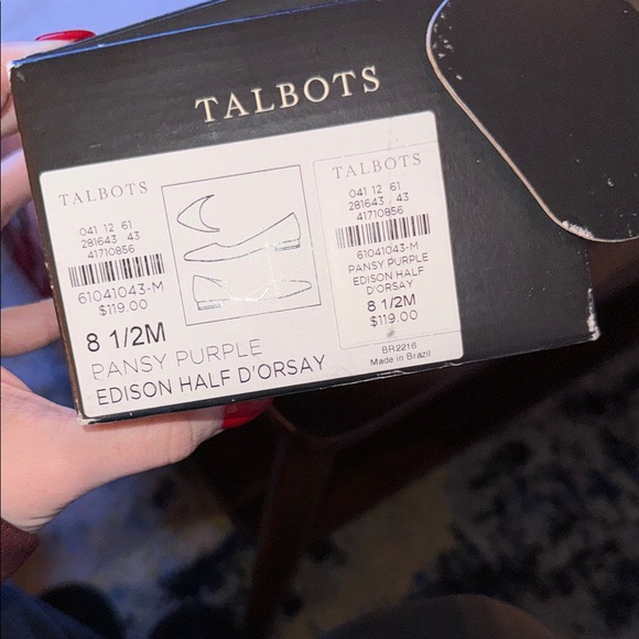 Talbots Lavender Floral Women's Flats - Picture 5 of 5